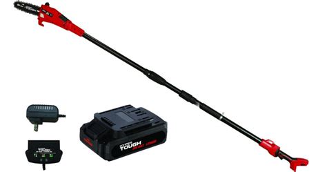 This fixed length pole pruner is a cordless, low-maintenance and environmentally responsible option for professionals and homeowners alike. . Hyper tough pole saw
